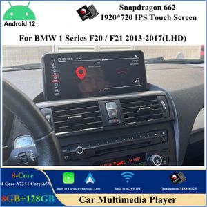 Qualcomm 8 Core Android 12 Lecteur DVD de voiture pour BMW Série 1 F20 F21 2013-2017 Système NBT d'origine Stéréo Vidéo Multimédia CarPlay GPS Navigation Bluetooth WIFI