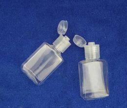 KWALITEIT 20ml plastic fles flip vlinder deksel fles vloeibare fles, 20cc cosmetische lotion PET-flessen container met dop