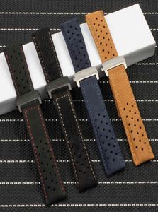 Qualité 22 mm Cow Leather Band for Carrera Series Men Band Band Strap Bracelet Bracelet ACCESSOIRES PLONDING H2204193025468