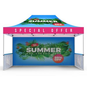 Carpa publicitaria emergente de 3x6m de calidad con envío gratis, marquesina personalizada para eventos al aire libre