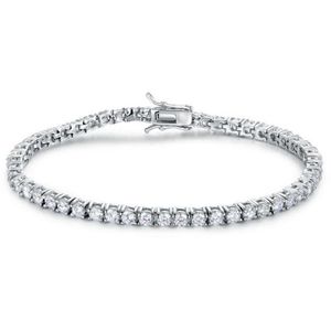 Bracelet de Tennis en argent Sterling 925 massif, qualité 4A, 3mm 4mm, CZ, bijoux classiques, 2 pièces, Lot284D