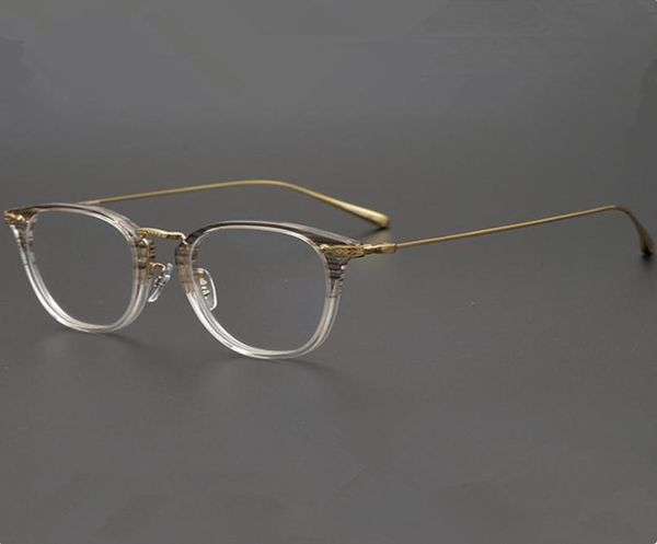 Qualité 5307D Puretitanium montures en fil d'or Vintage ronde fullrim pour lunettes de prescription 4921145fashional ultraléger unisexe 8633591