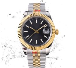 Calidad Relojes mecánicos automáticos para hombre Bisel estriado Acero inoxidable Mujer Diamante Reloj para mujer Relojes de pulsera luminosos a prueba de agua Uhr Orologio Montre Luxe