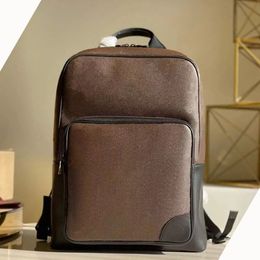 Sac à dos de qualité sac d'école M45335 mode luxe sacs à bandoulière en cuir véritable hommes Backpack220J
