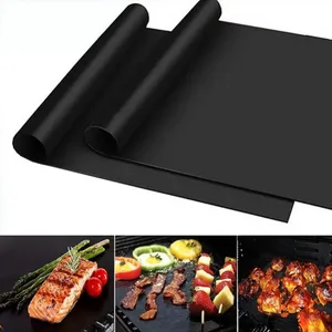 Kwaliteit BBQ Grill Mat Duurzame antiaanbaklaag Barbecuemat Kookplaten Microwave Oven Outdoor BBQ Kookgereedschap 40*33cm