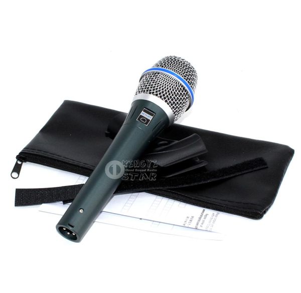 Qualité BETA87A BETA 87A micro karaoké Vocal filaire cardioïde dynamique Microphone Mike pour BETA87C mélangeur o chanter Microfone Mcrofono Mikrofon1336860
