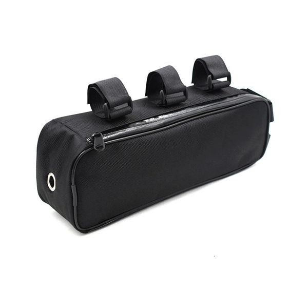 Contrôle de batterie de poutre à vélo de qualité Sac à ossature de tube fixe Sac de vélo li-ion Storage étanche 32x9x10.5 cm Cycling 240412