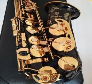 qualité noire alto saxophone yas82z japon marque alto saxophone eflat music instrument with case professionnel niveau 9070801