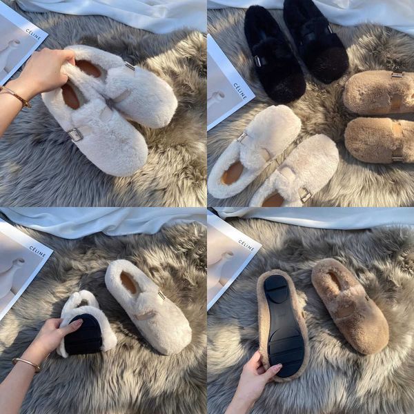 bottes de qualité chaussures confortables et décontractées à fond plat avec des légumineuses à un pied. Nouveau Automne hiver peluche femmes qui peuvent être portées à l'extérieur