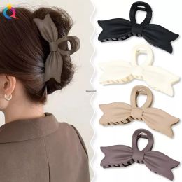 Kwaliteit Boog Acryl Haar Klauwen Voor Vrouwen Koreaanse Mode Grote Haai Boog-Knoop Haar Krabben Meisjes Haar Clips Haarspelden paardenstaart Houder