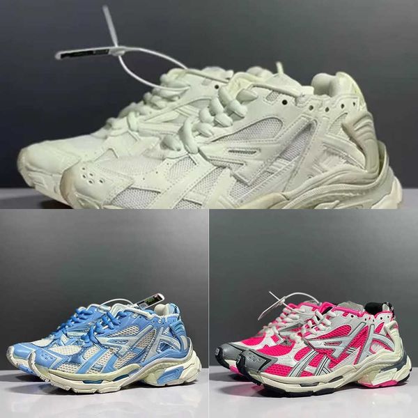 Chaussures de sport de qualité Triple S Top 7.0 Runner Sneaker Designer Test Tracks 7 t Gomma Paris Speed Platform Mode Sports de plein air Baskets Taille 36-46 BEH6