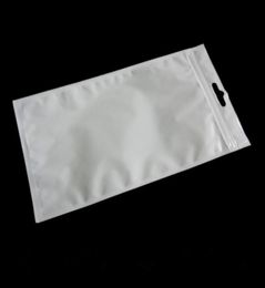 Calidad Claro perla blanca Plástico Poli OPP embalaje cremallera Paquetes al por menor Joyería alimentos Bolsa de plástico PVC muchos tamaños disponibles 8457658