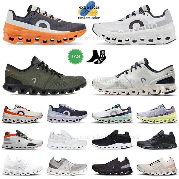 Chaussures de nuages de qualité Cloudmonster x Monster Running Cloud Chores pour hommes Femmes 3 Shift X3 Cloudswift Sneakers Shoe Triple Black Blanc White Cloudsurfer Trainers