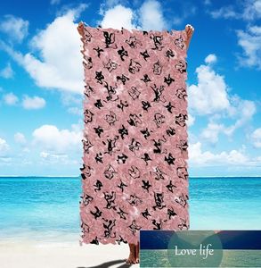 Serviette de bain de plage sauvage transfrontalière de qualité, en Fiber de Polyester, imprimée en 3D, serviettes de plage en Polyester
