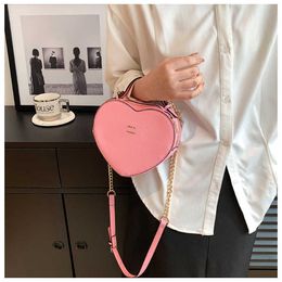 Qualität Desinger Herz Tasche Mini Süße Umhängetasche Frauen c Handtasche Vintage Cloudy Tote Leder Mode Rosa Umhängetasche