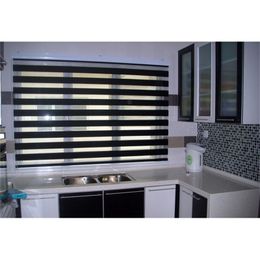 quality double-layer roller zebra blinds made to order easy to install 210722