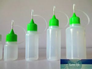 Bouteille vide de qualité 3 ml 5 ml 10ml 15 ml 20ml 30 ml Bouteille d'aiguille 50 ml Pour les bouteilles de compte-gouttes en plastique jus de jus d'œil avec pointes en métal