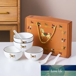 Kwaliteit Factory Direct aanbod Gift Nieuw keramische kom huishouden Creative Craft Ceramic servies Groothandel