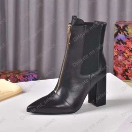Botas de mujer de estrella de cuero de moda de calidad martin corto Otoño Invierno tobillo zapatos de mujer exquisitos botines de vaquero Bagshoe1978 30