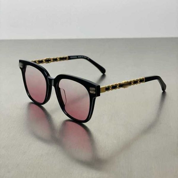 calidad de moda nueva gafas de sol de diseñador de lujo letra para mujeres versión alta cara llaza marco de ojo negro miopía espejo anti azul femenino CH0768