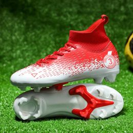 Bottes de football de qualité en gros CRonaldo chaussures de football Assassin Chuteira Campo TFAG Sneaker Futsal formation 240228