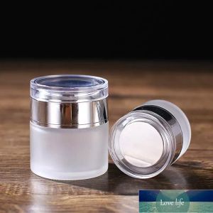 Kwaliteit Frosted Glazen Pot Crème Flessen Ronde Cosmetische Potten Hand Gezicht Crème Fles 20g-30g-50g Potten met Goud/Zilver/Wit Acryl Cap PP voering