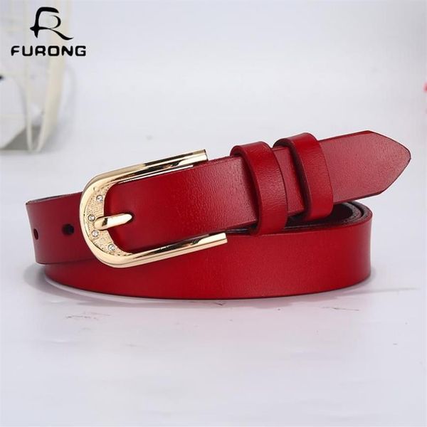 qualité authentique vache en cuir mode femme ceinture dames insert diamant vintage femme ceinture fine ceinture vraie vache peau pour femmes 233q