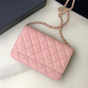 Spiegelkwaliteit kaviaar lederen lamskijn schoudertassen koppeling hobo tas klep gouden ketting envelop tote designer tas voor man luxe handtassen dames cross body portemonnees