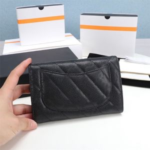 Portefeuille en cuir véritable de qualité pour hommes avec boîte de créateurs de luxe portefeuille pour femmes portefeuille porte-carte de crédit purse passeport h305D