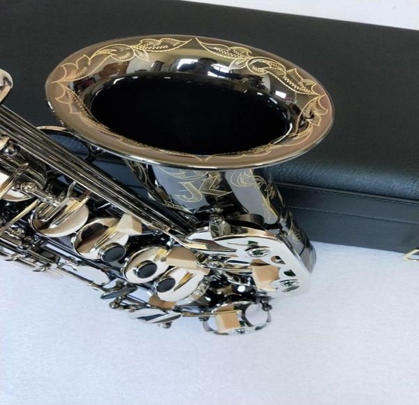 Calidad Alemania JK SX90R Keilwerth Saxophone Alto Níquel Níquel Níquel Plata Alto Sax Sax Instrumento musical con Case3874650