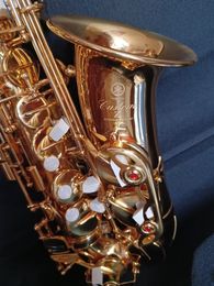 Kwaliteit Gouden Altsaxofoon YAS-82Z Japan Merk Sax E-Flat Super muziekinstrument Met professionele Verzending Sax Mondstuk Gift