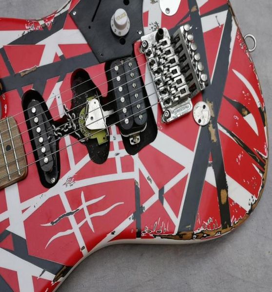 Guitarra de calidad Eddie Van Halen Frankie St Necksolid Ash Body Heavy Relic2354154