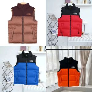 Kwaliteit Hoog 1996US Designer Topthe North Mens Women Down Mouwlive Autumn Winter Camouflage Face Puffer Montage Vest Jacket A066