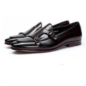 Kwaliteit Hoge mannen Nieuwe Loafers Dress Slip op mannelijke schoenen