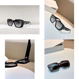 Gafas rectangulares de calidad CL 40216 Gafas de sol negras para mujeres Gafas de sol vintage de metal retro