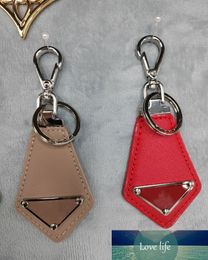 Porte-clés en métal avec Logo Triangle inversé de qualité, pendentif de personnalité, sens avancé, sacs de décoration