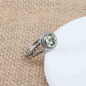 Kwaliteit Sieraden Ring Hoge 18K Modeontwerper Liefde Ringen Luxe Gouden Diamant Womens Topaz Mens Engagement met Blauwe Amethist