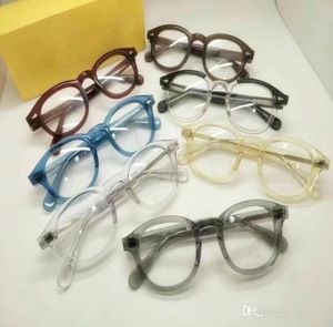 Calidad Johnny Depp Vintage UVblue Cut 40 gafas con lentes planas UV400 494644 pureplank para gafas graduadas gafas de sol full9439270