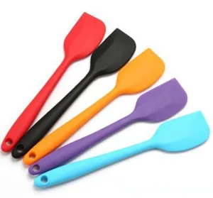 Qualité cuisine Silicone crème beurre gâteau spatule mélange pâte grattoir brosse beurre mélangeur gâteau brosses outil de cuisson