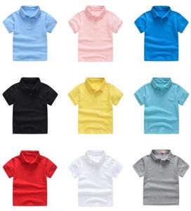 Qualité Luxe Enfants Polos Vêtements Garçons Enfants Enfants Chemise grand Boy Tops Étudiants T-shirts Pull Chemise Casual T-shirts Tenues 140CM7164947