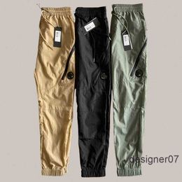 Pantalons pour hommes de qualité CP High Printemps et automne Pantalons pour hommes Companys Nylon Pantalons décontractés imperméables à séchage rapide Décoration de lentilles Sports Voyage