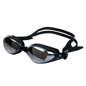 Des lunettes de natation adultes de qualité pour hommes de qualité anti-brouillard étanche spectacles nagent les lunettes de natation