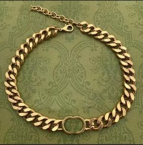 Kwaliteitsketting Designer High S Designer ketting ketting koortje Punk vintage dikke dikke linkketen voor vrouwen Nieuwjaar sieradenaccessoires O1