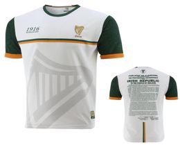 Calidad Nueva camiseta conmemorativa de 1916 GAA 2 Stripe Irlanda camisa 5229699