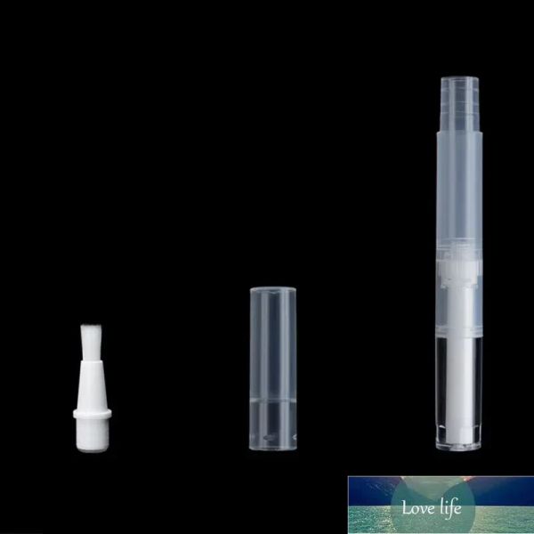 Bouteille de parfum de qualité Stylos torsadés transparents Stylo à huile pour ongles vide avec brosse Stylo à huile pour cuticules vide Contenant cosmétique Stylo Tubes de brillant à lèvres