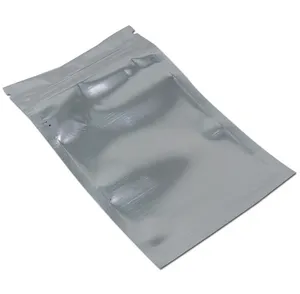 Bolsa de embalaje con cremallera resellable de papel de aluminio transparente de plástico de calidad Almacenamiento de alimentos secos para bolsas de polietileno con cremallera Bolsas de papel de aluminio Mylar con cierre resellable