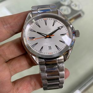 Kwaliteit Silver Dial Watch Master Terra 150m 42 mm Automatisch mechanisch roestvrijstalen glazen rug sportzeeheren horloges 2252