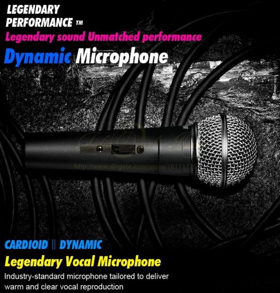 Qualité SM 58 58LC SM58LC commutateur portable micro filaire PC mélangeur karaoké Microphone dynamique vocal cardioïde bobine mobile Mike pour SM58S 7116803