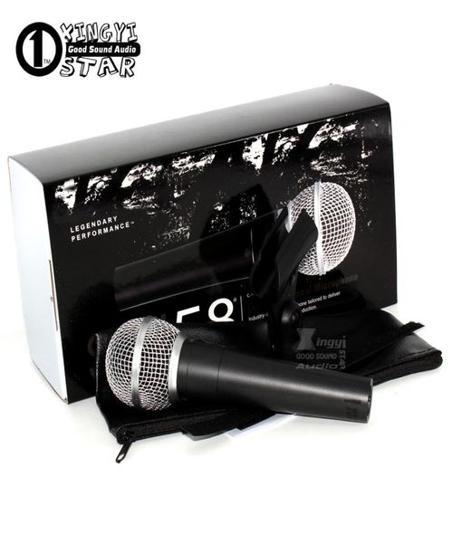 Qualité SM 58LC Microphone filaire dynamique cardioïde professionnel Mike pour SM58LC SM58SK PC karaoké Microfone Microfono mobile 6867896