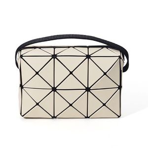 Petit sac carré de qualité pour femmes, sac à bandoulière simple Laser japonais Sanzhai géométrique losange pour téléphone portable